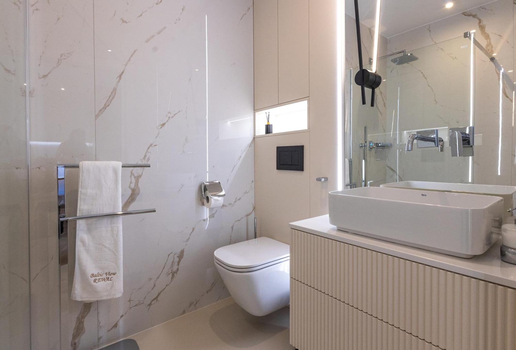 Baltic View Rewal 6-Pax Latte Apartment Luaran gambar